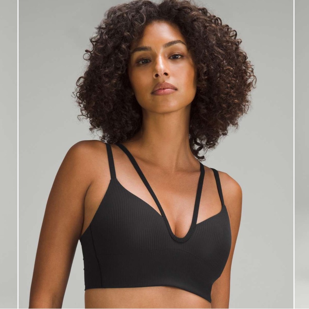 lululemon like a cloud strappy longline ribbed bra